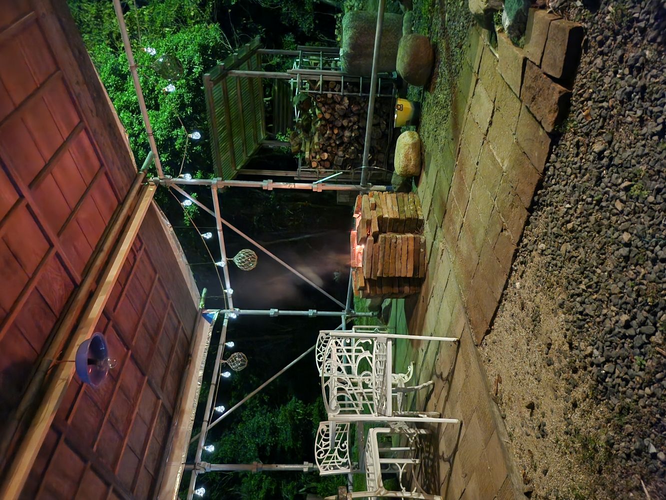 グランピング火場所