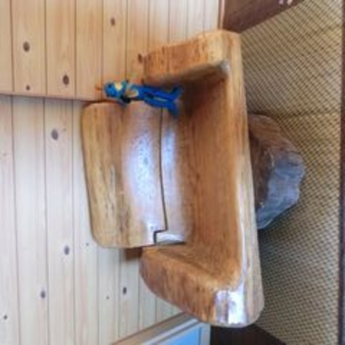 店主の手作り　木の椅子