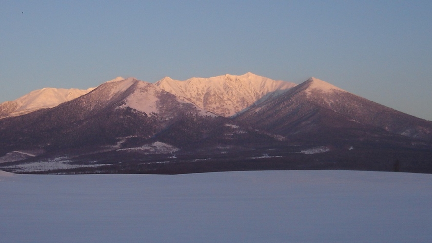 ★十勝岳夕映え