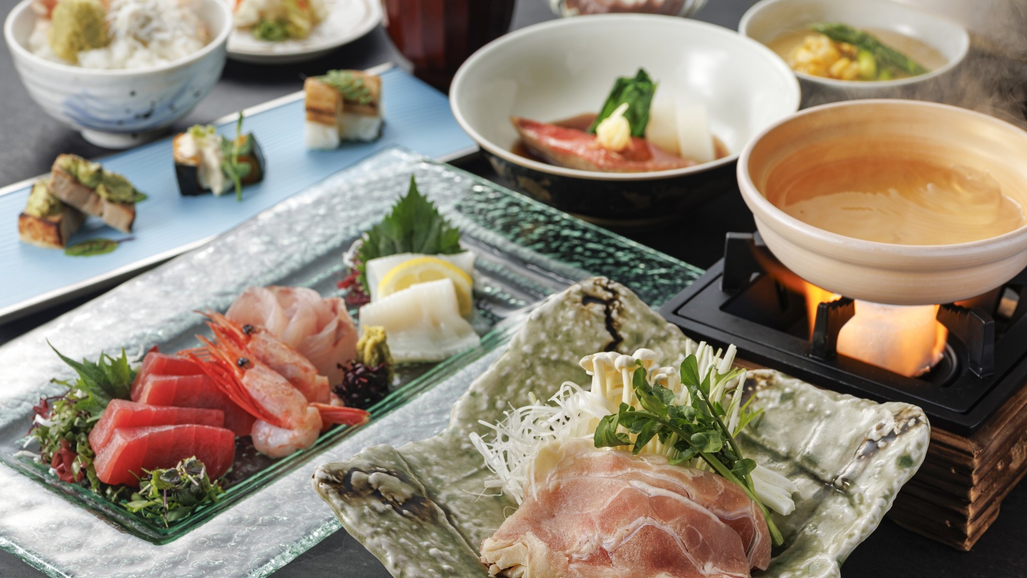 【季節の会席】温泉と食でリフレッシュ！季節を盛り込んだ会席プラン