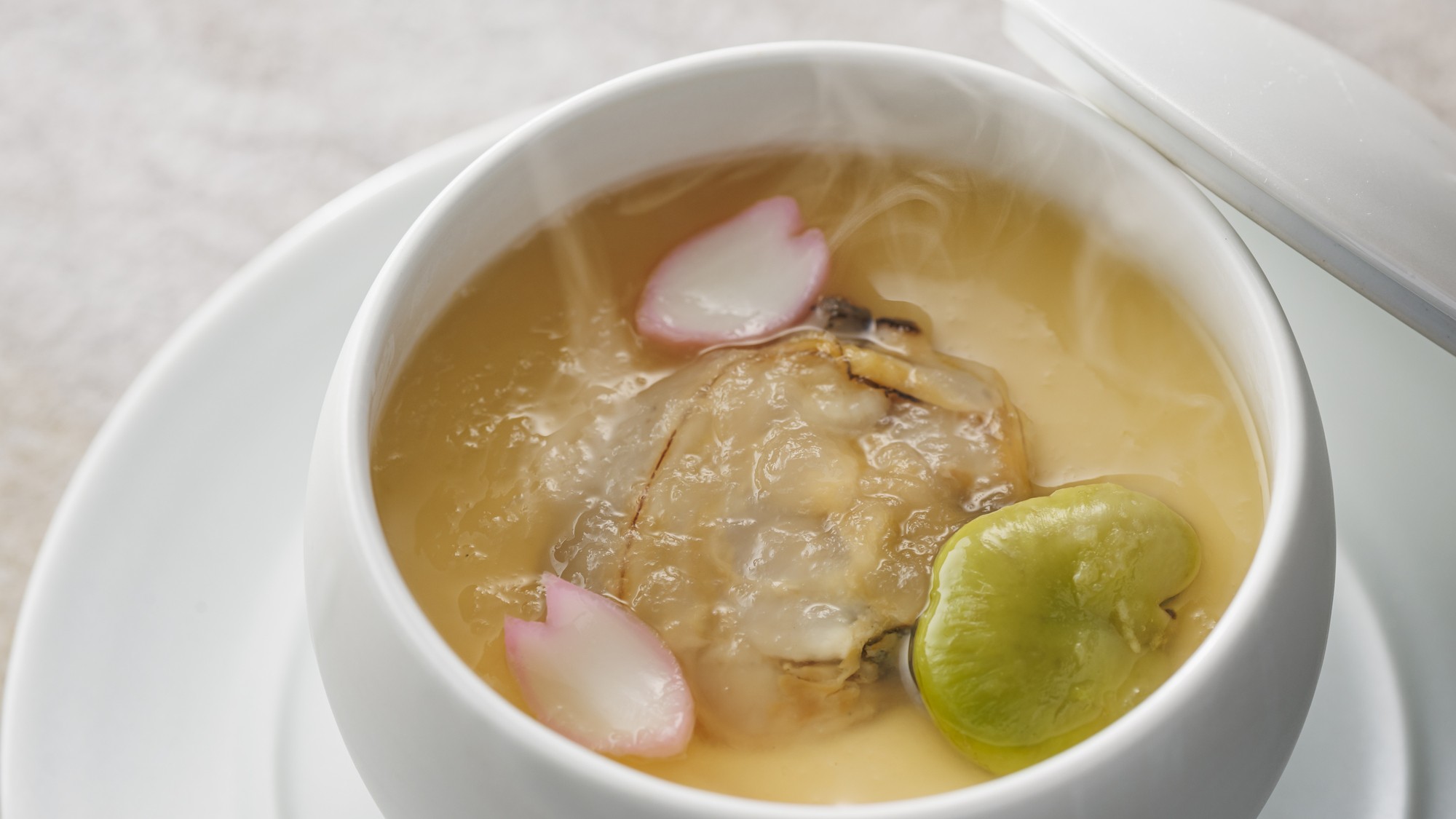 【季節の会席】2026年春　蛤の茶碗蒸し