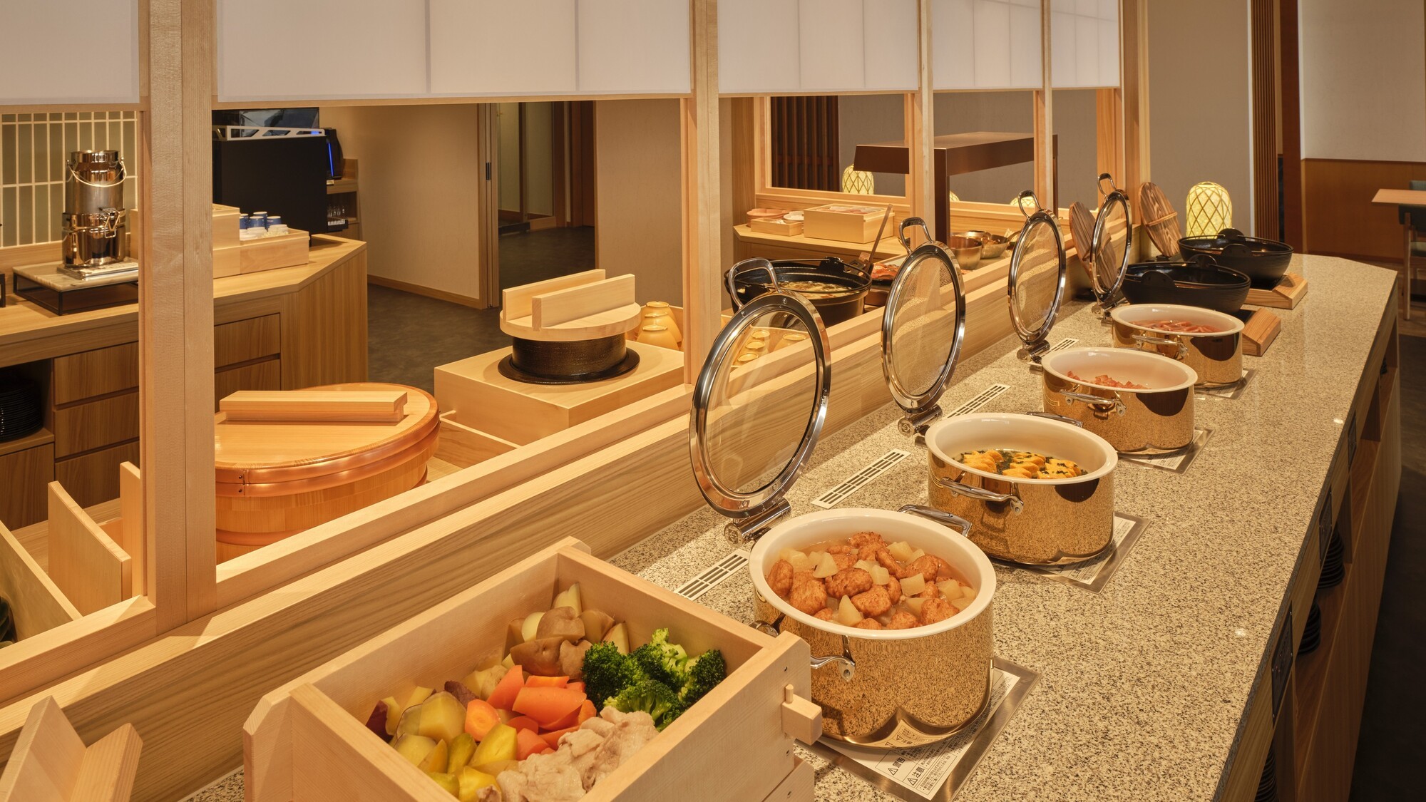 朝食ビュッフェ