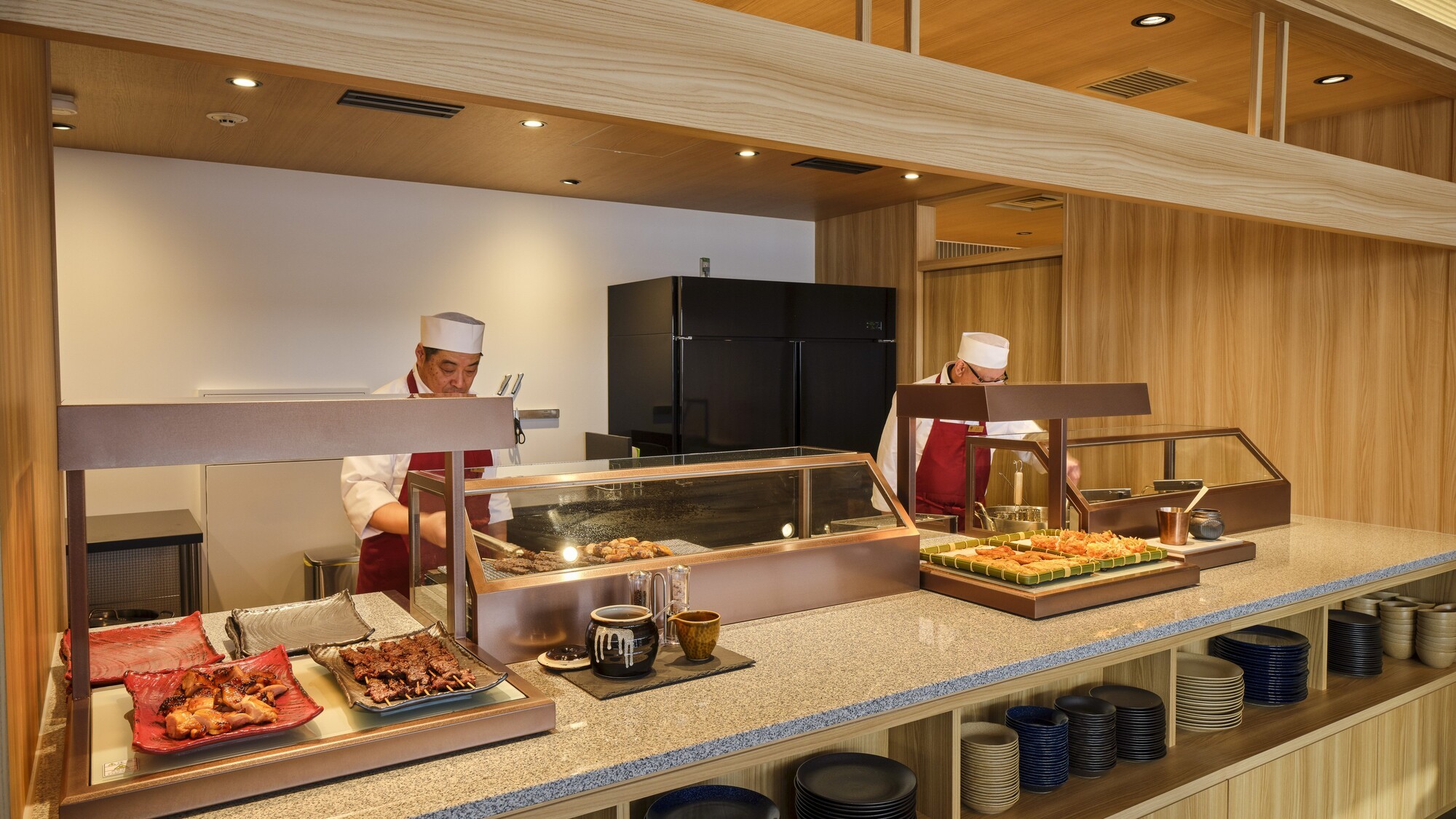 朝食ビュッフェ