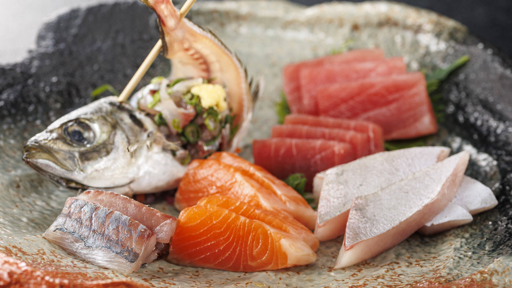 【土地の恵み会席】2026年夏　お造り※写真は2名様盛りです