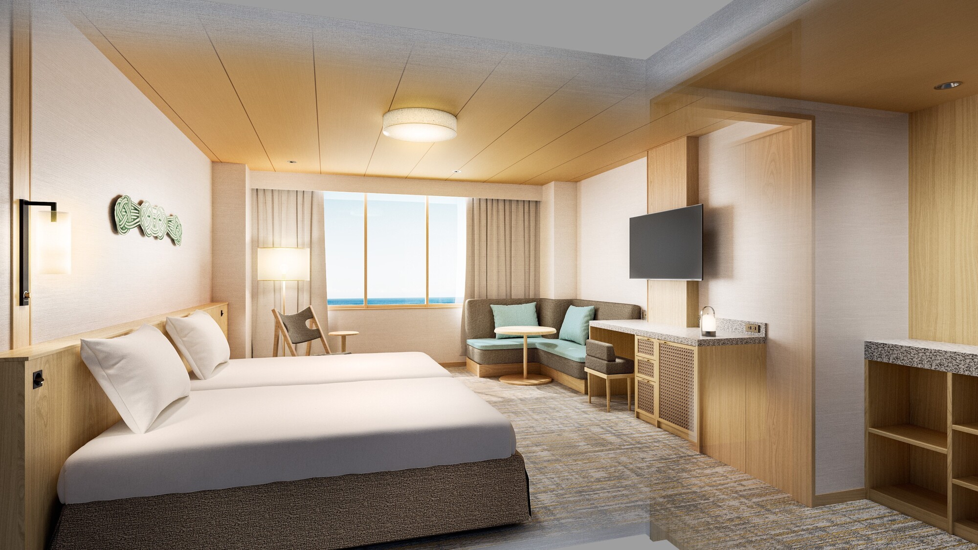 【オーシャンビュー】スタンダードトリプル