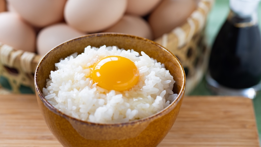 朝食：石本農場さんの真卵