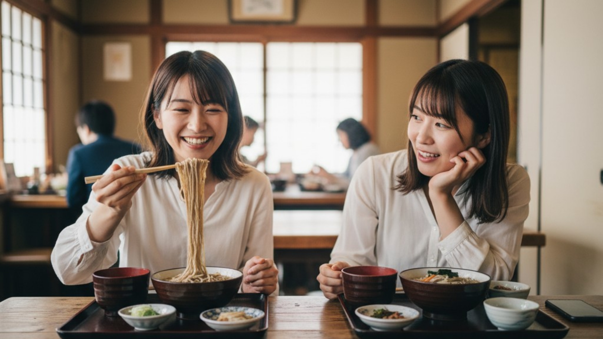 弘前で愛される津軽そば、ぜひ！※イメージ