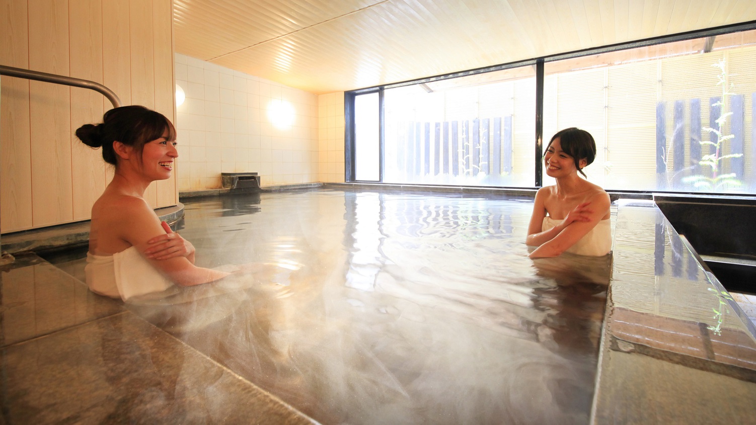 【大浴場】『美肌の湯』かけ流し