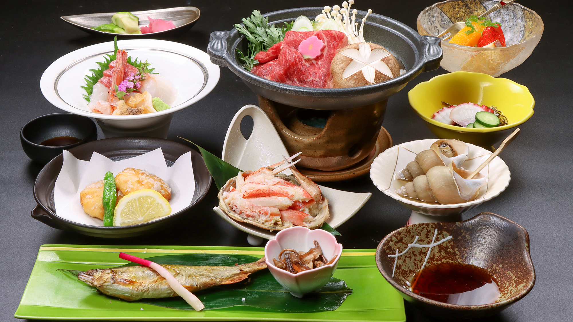 #冬限定料理 旬の食材を取り揃えた夕食