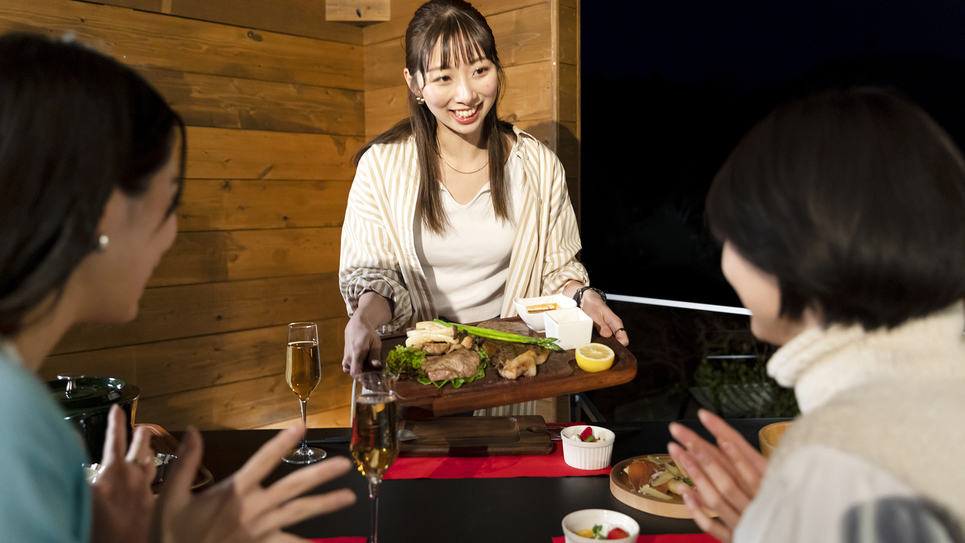 【楽天月末セール】片付け不要BBQ×大浴場で快適に♪／FOREST-2食付