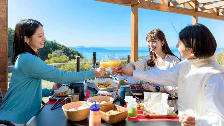 【Morning】爽やかなテラスでご朝食を♪