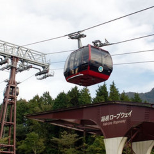 桃源台と大涌谷、早雲山を結ぶロープウェイ