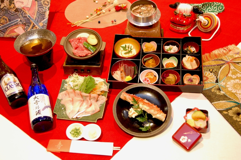 【室数限定２食付きプラン】♪年末年始に美味しいごご飯と天然温泉でほっこりゆっくりしよう♪