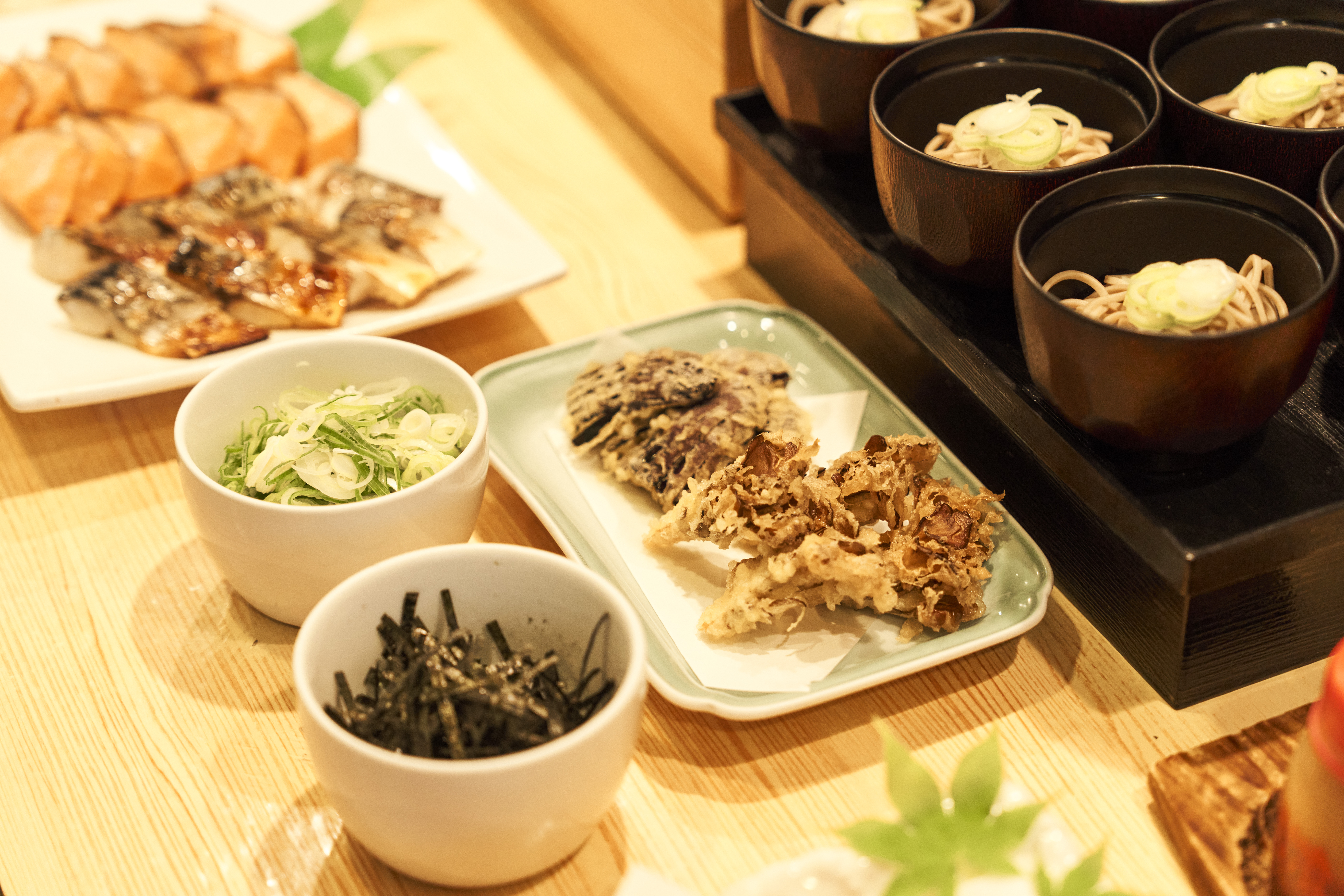 朝食バイキングメニュー☆新得そば☆