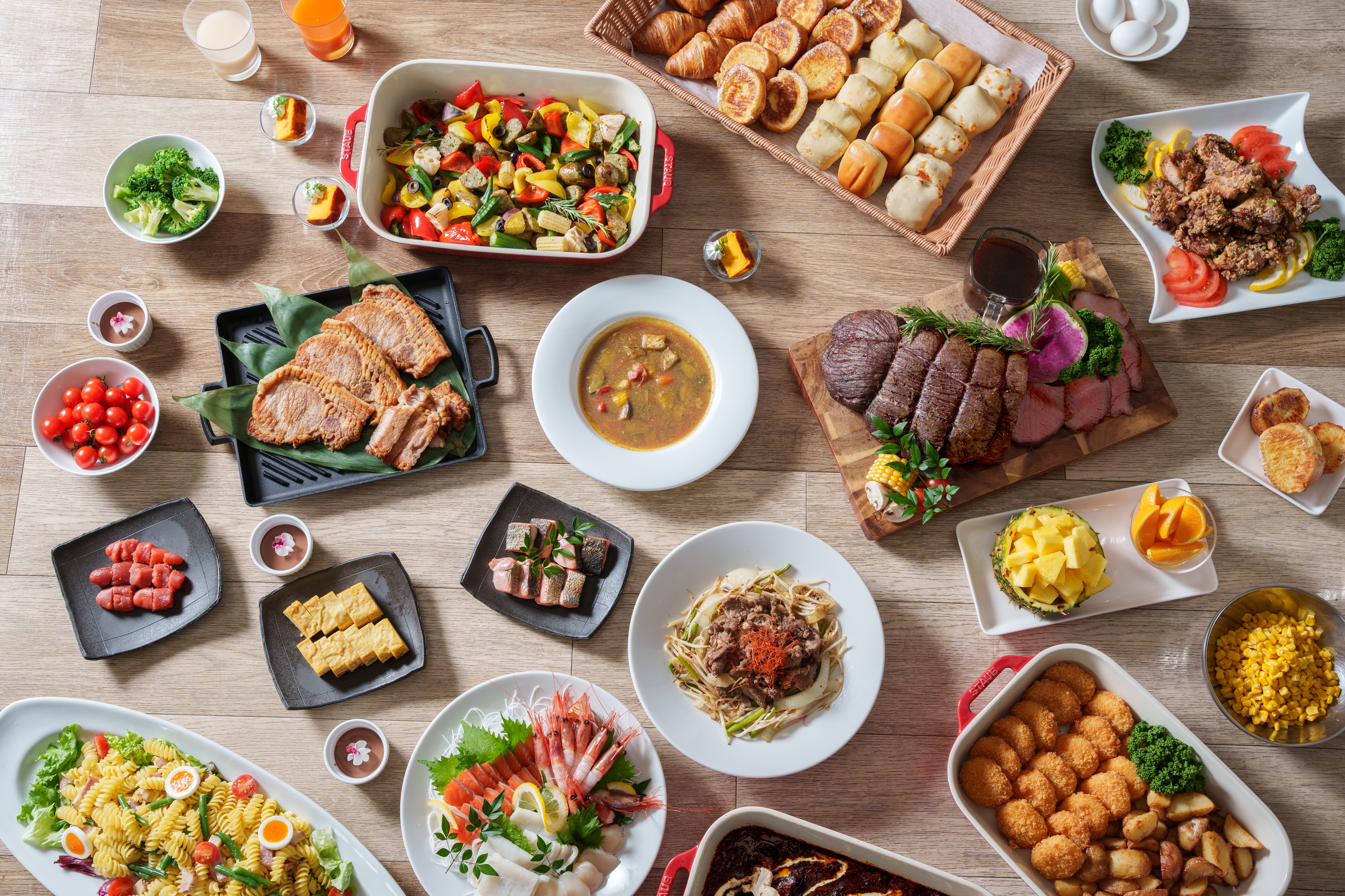 朝食ブッフェ～メニューの一例２～