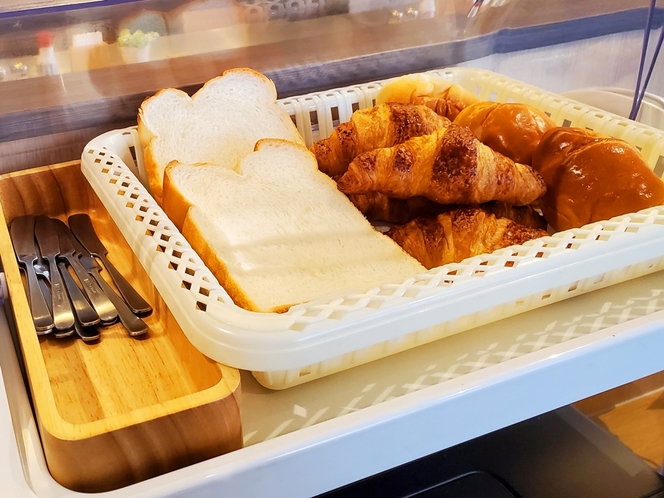 【朝食バイキング】メニュー例☆毎朝焼いてます♪焼きたてクロワッサン