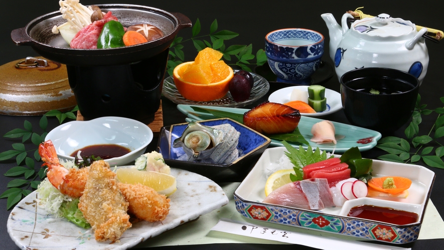 小食な方＆到着前に色々食べたい方におススメ！　品数少なめプラン♪　【１泊２食】　