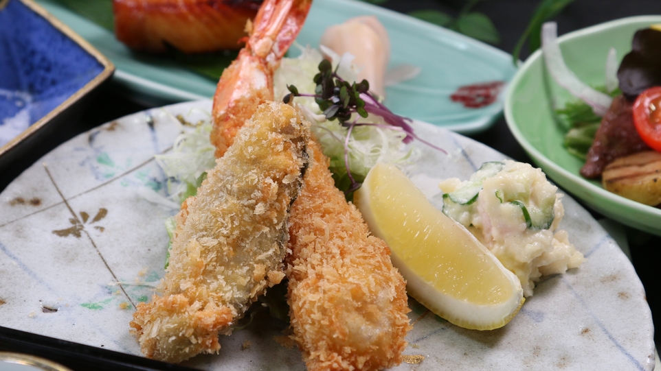 小食な方＆到着前に色々食べたい方におススメ！　品数少なめプラン♪　【１泊２食】　