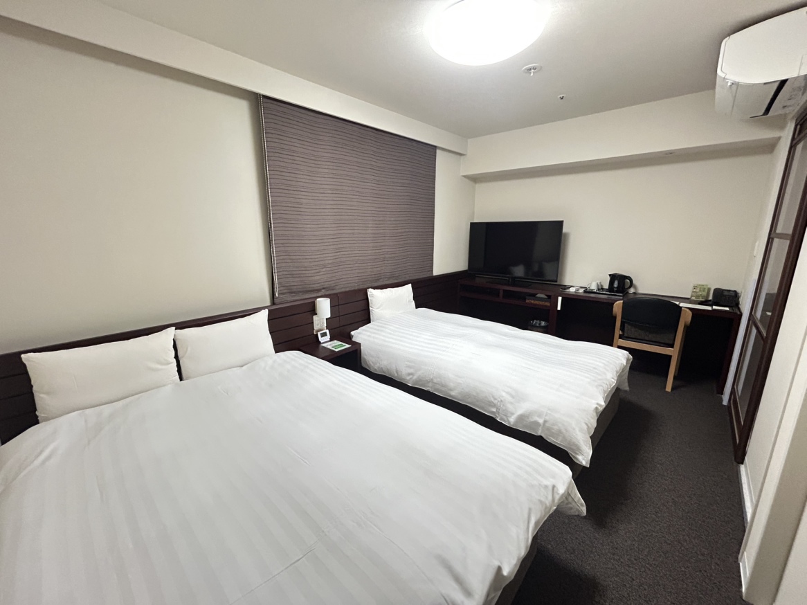 ◆ツインルーム　19.2～23.8㎡　ベッドサイズ：100cm×195cm×2台