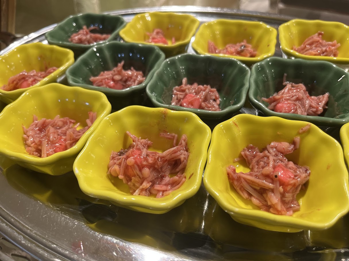 夕食バイキング一例