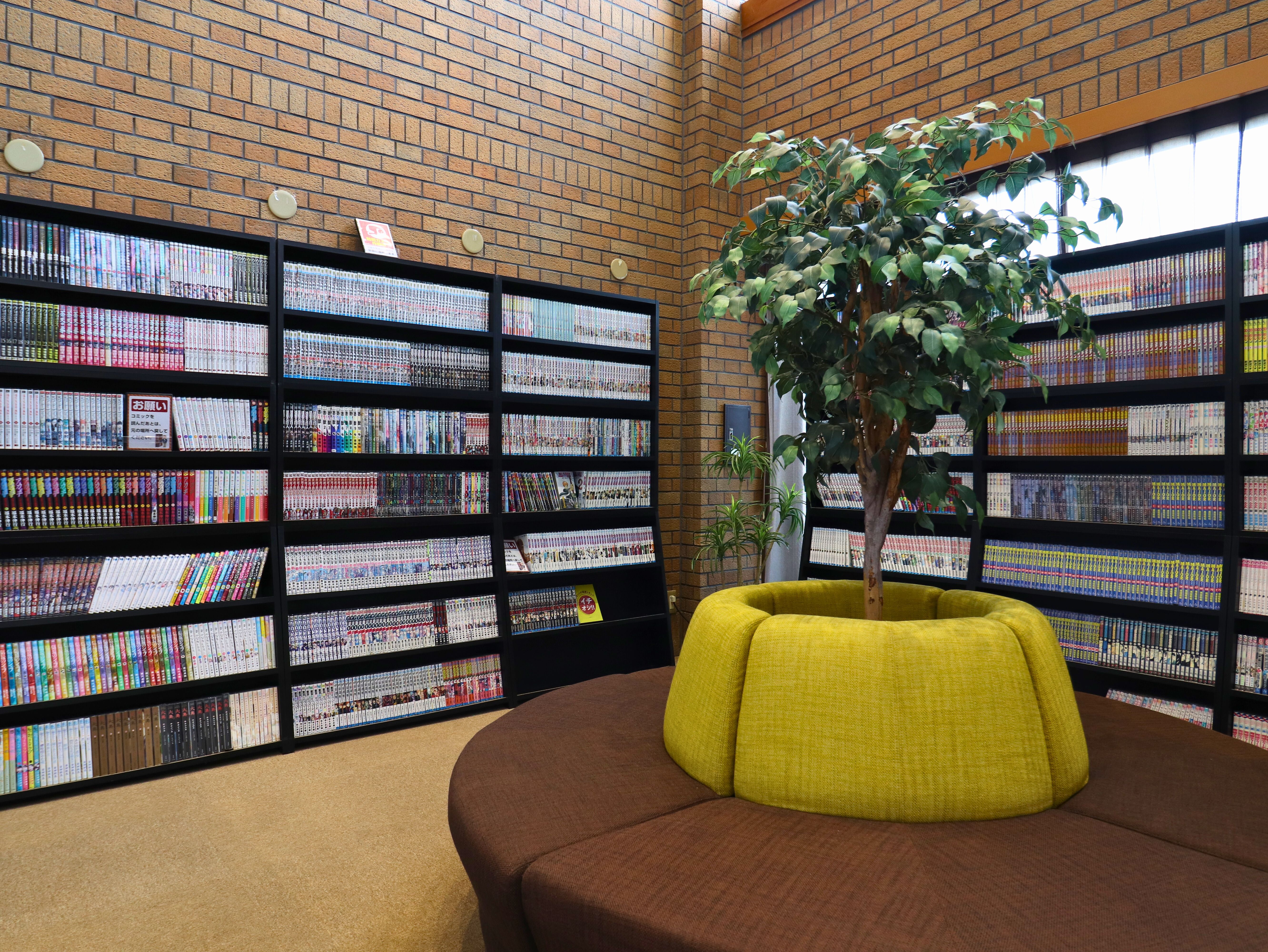 【漫画コーナー】読み放題、人気の漫画をはじめ、約3,000冊のラインナップ