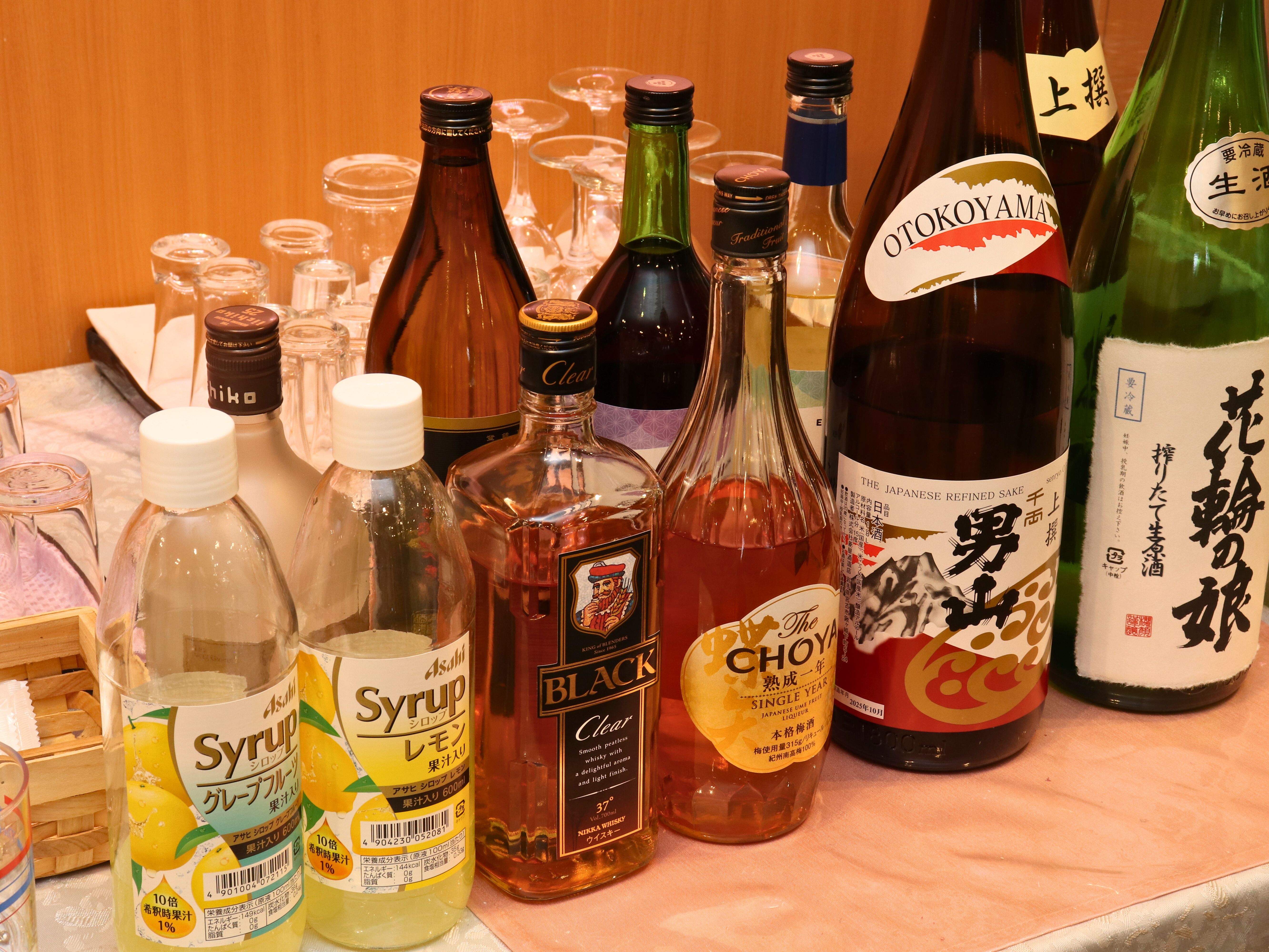 【オールインクルーシブ】お食事とともに、さまざまなお酒をご用意。