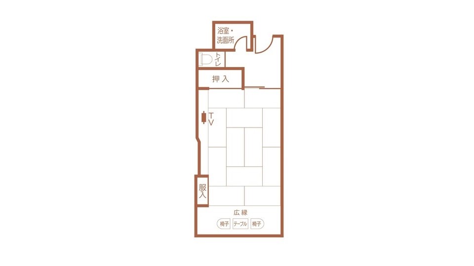 【和室12畳】間取り