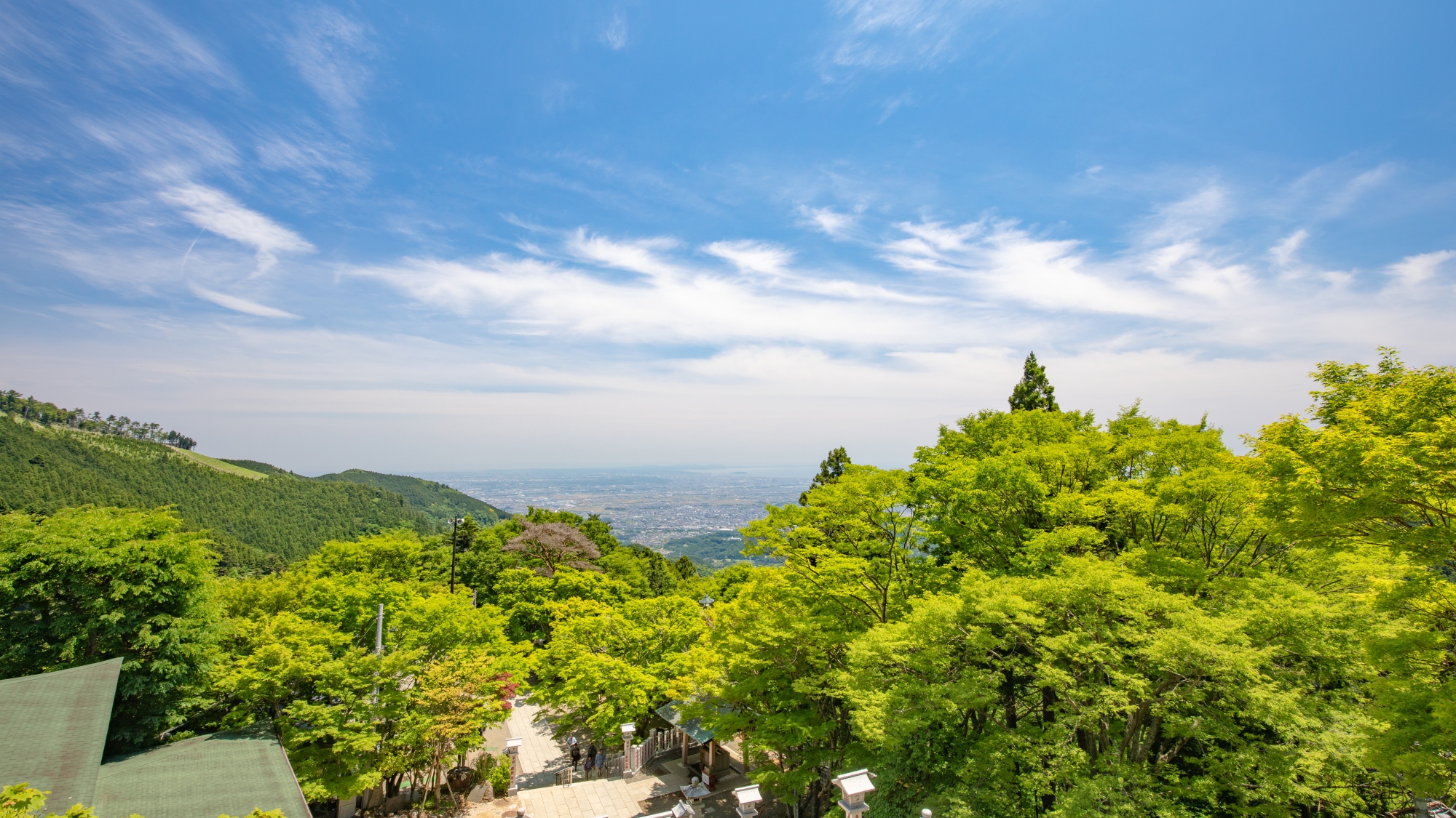大山阿夫利山神社からの絶景