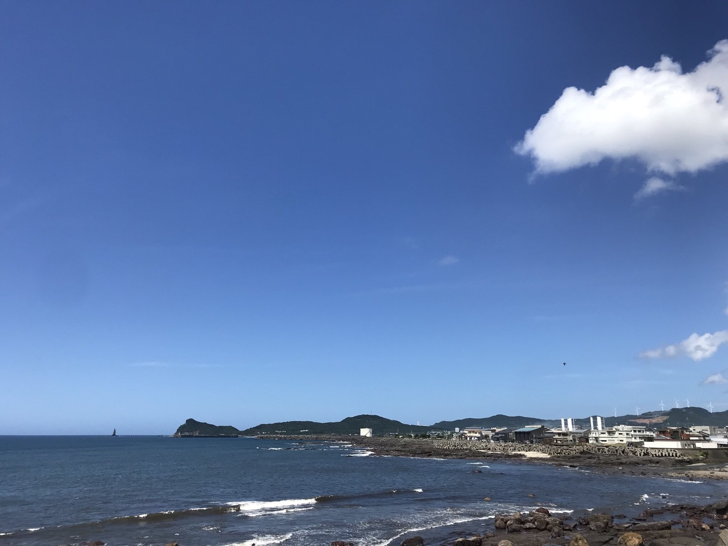 ホテルから東シナ海の絶景　昼