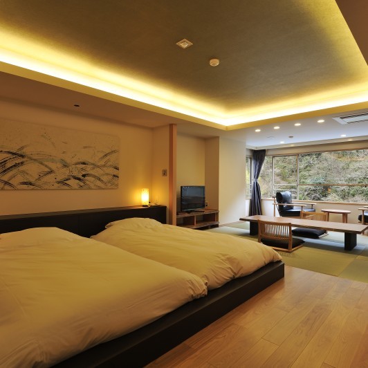 ■ ห้องแบบญี่ปุ่นและตะวันตก "Seseragi-tei"