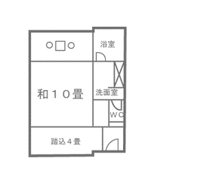 ◆和室Ｗ/Ｂ平面図