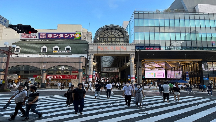 GR:鹿児島市の中心地天文館アーケード