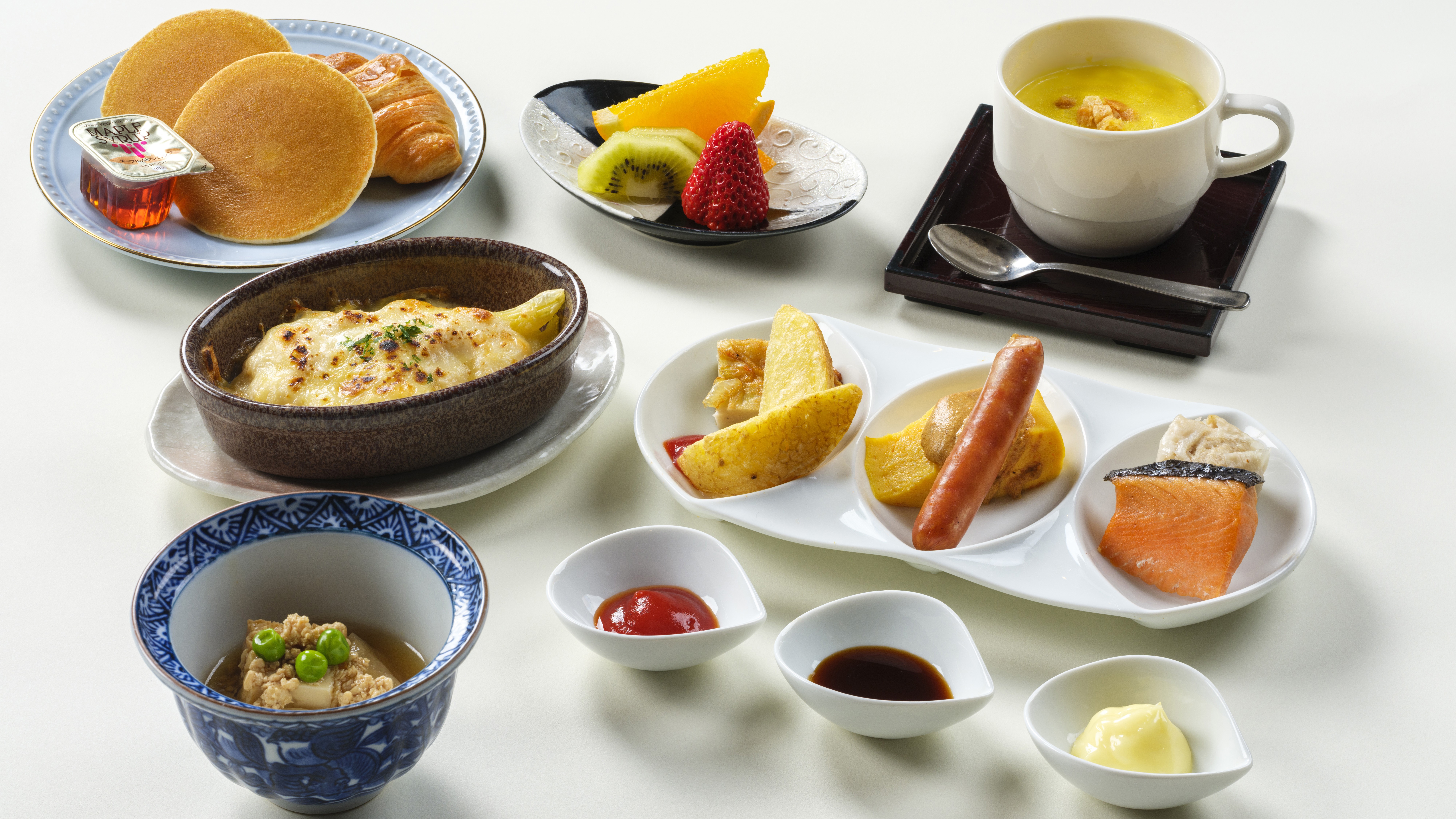 【お子様：朝食】目覚めは、みんな大好きふわふわオムレツで１日元気。