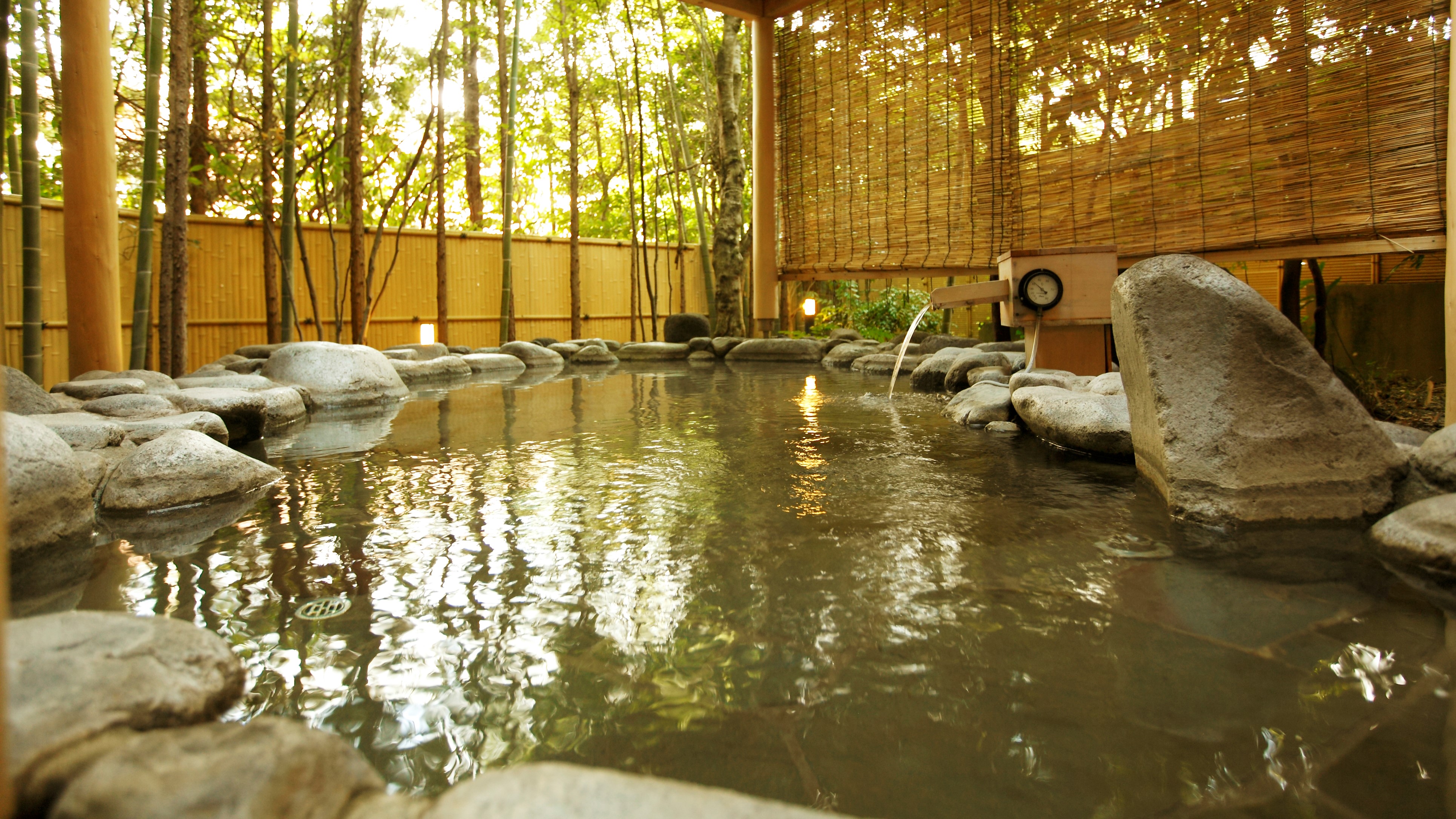 箱根十七湯のうち、小涌谷温泉・宮ノ下温泉が出ており、ひとつの宿で二種の源泉をお愉しみ下さい
