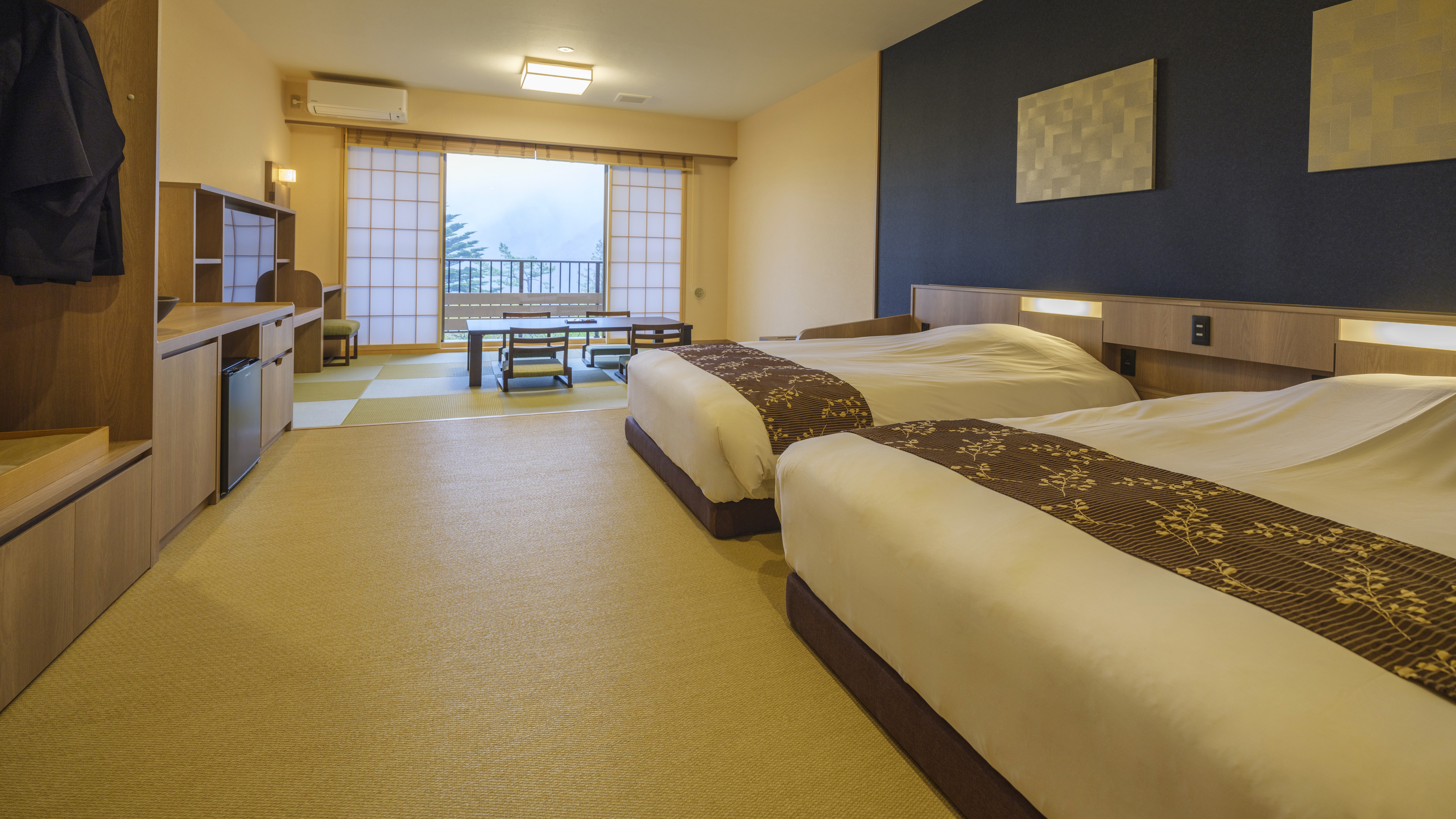 2025年春★水の音リニューアルオープン！水月の庄和洋室／より広々とお使いいただける客室になりました