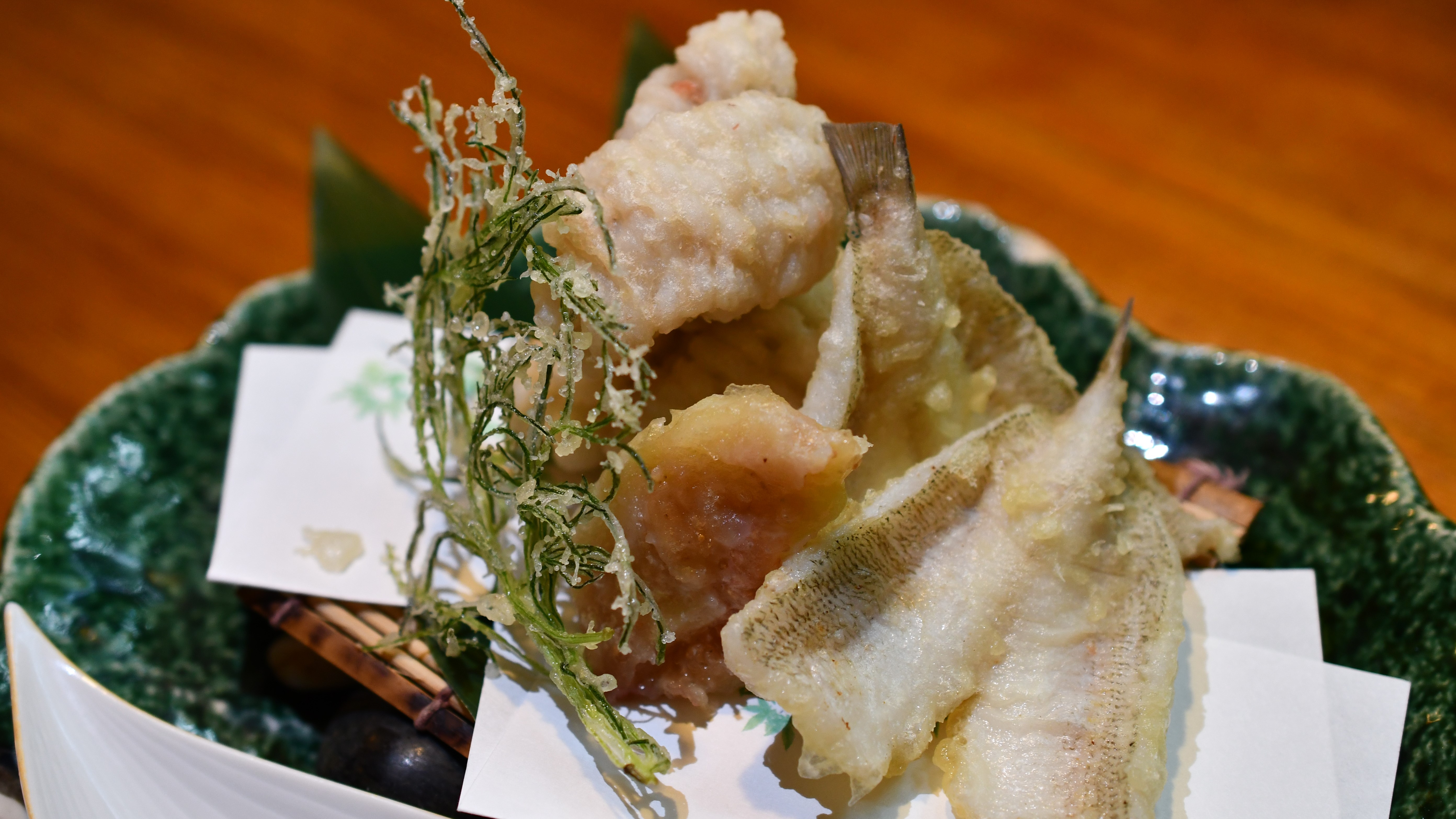 【プラン特典】2023年8月夏旅一品料理「ハモとキスの天ぷら」