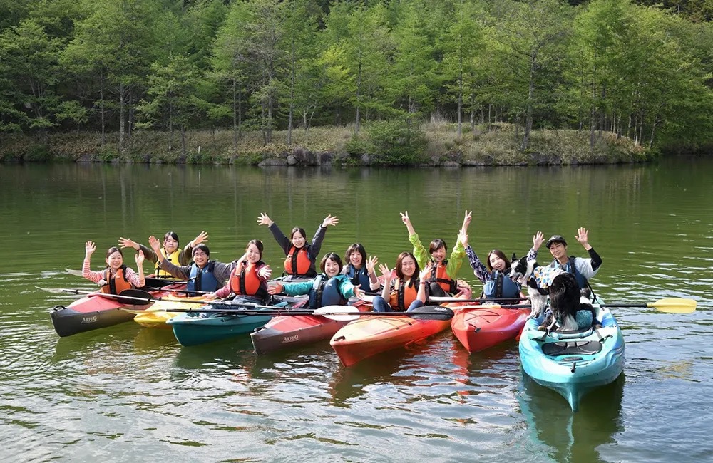 【八ヶ岳アウトドア・アクティヴィティーズ・プラン】宿から車で30分清里拠点のアウトドアのチームプラン