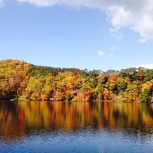 秋の松原湖