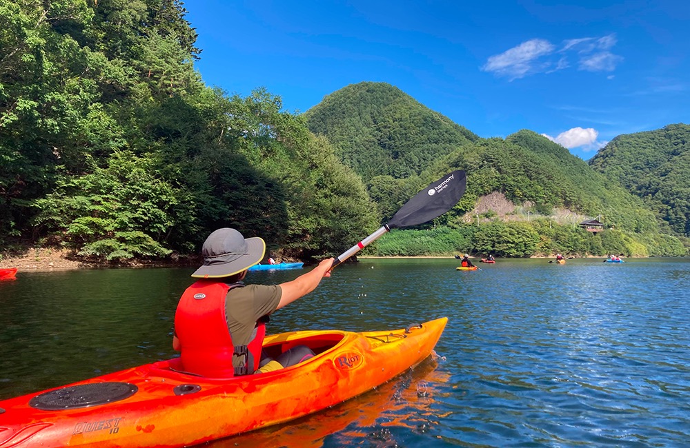 山カヤック・みづがき湖