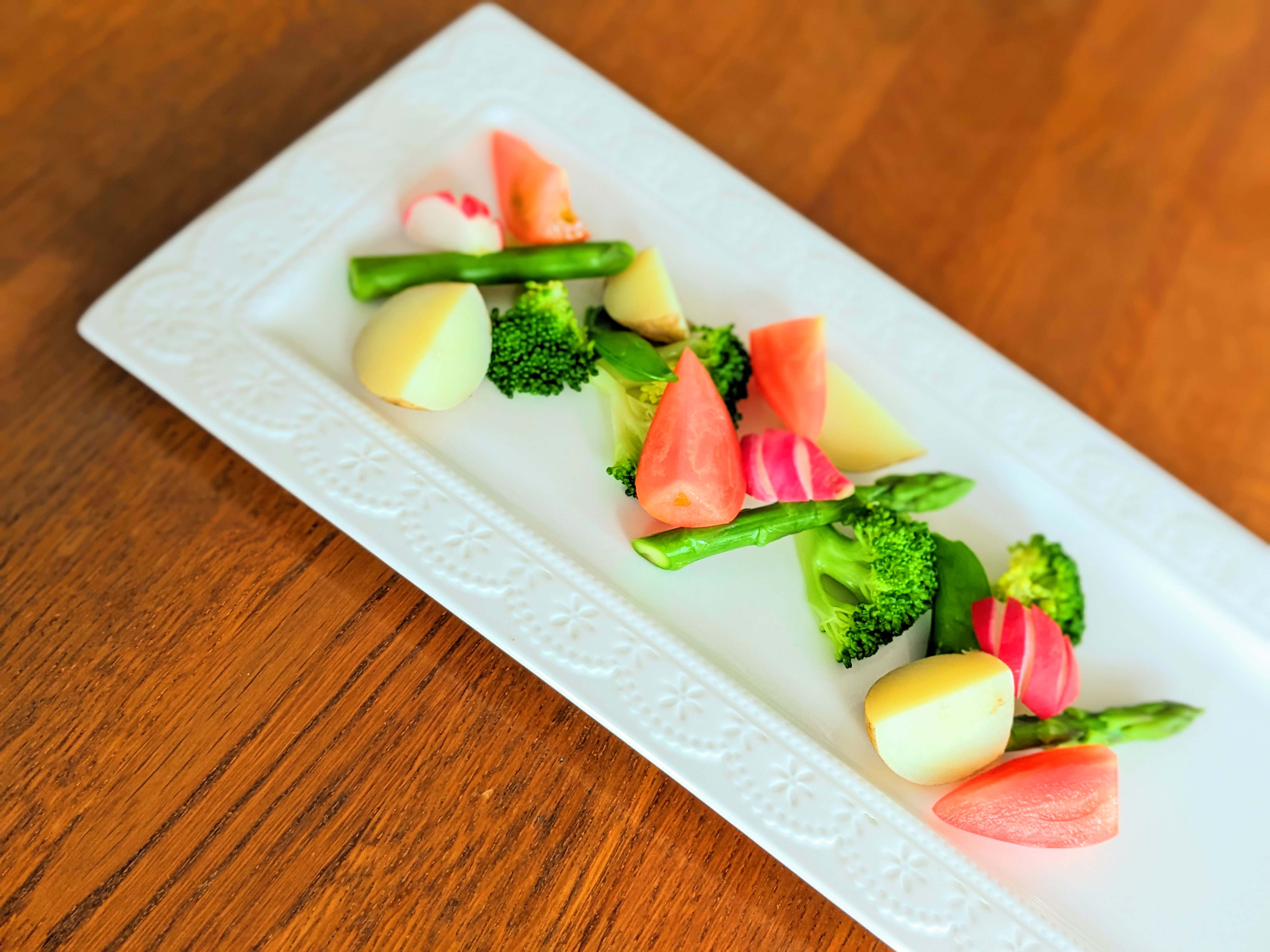 館内チーズフォンデュ季節のお野菜