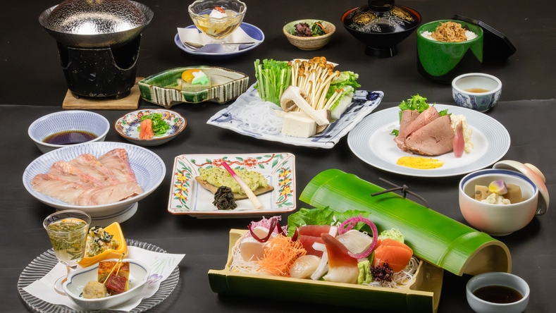 【金目鯛のしゃぶしゃぶ】記念日・お祝いにもお薦め◆今回の旅行はワンランク上のお楽しみを湯河原温泉で♪