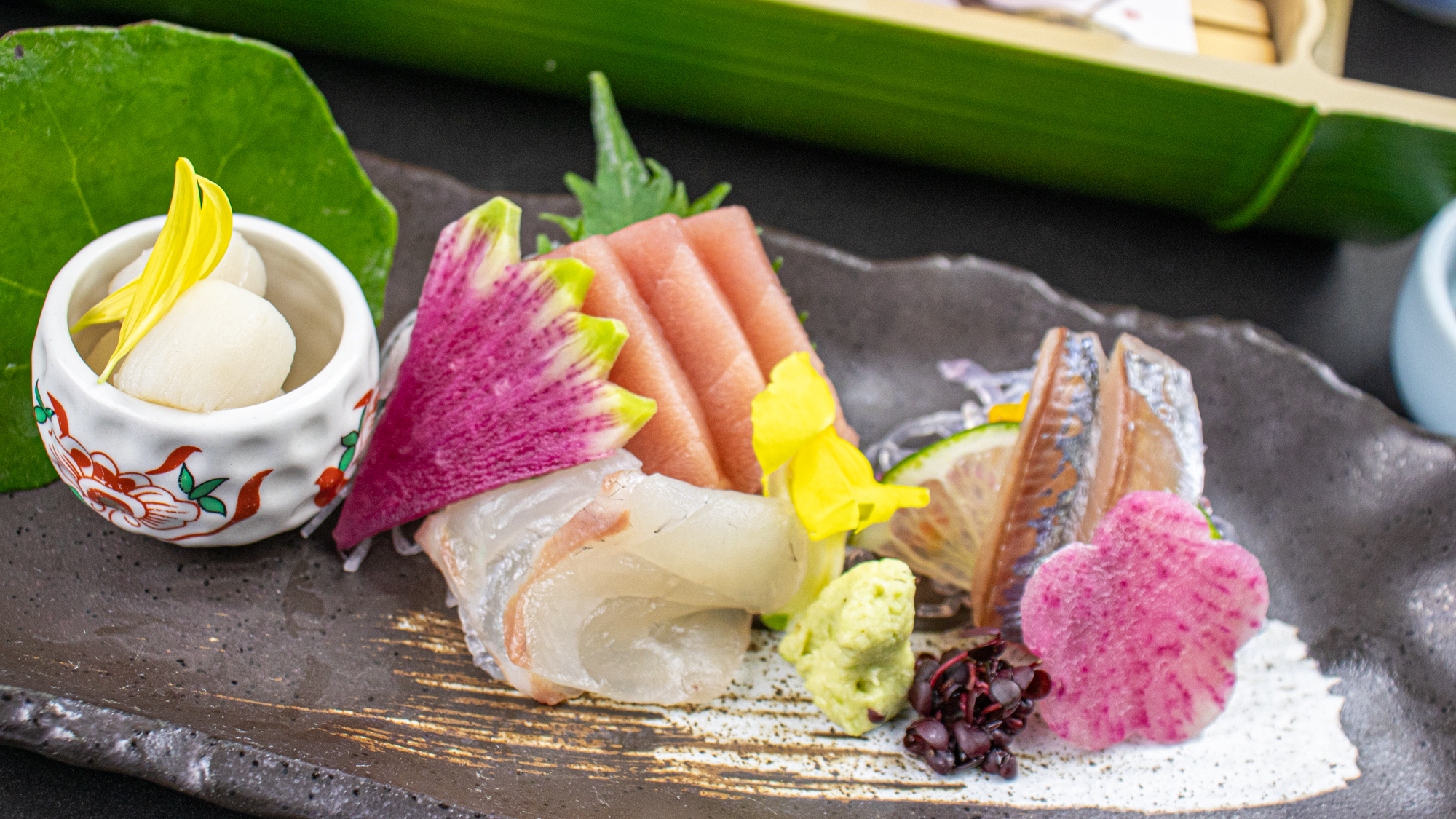 2026年3月4月《お献立の一例》刺身：海まかせ 四種盛り♪