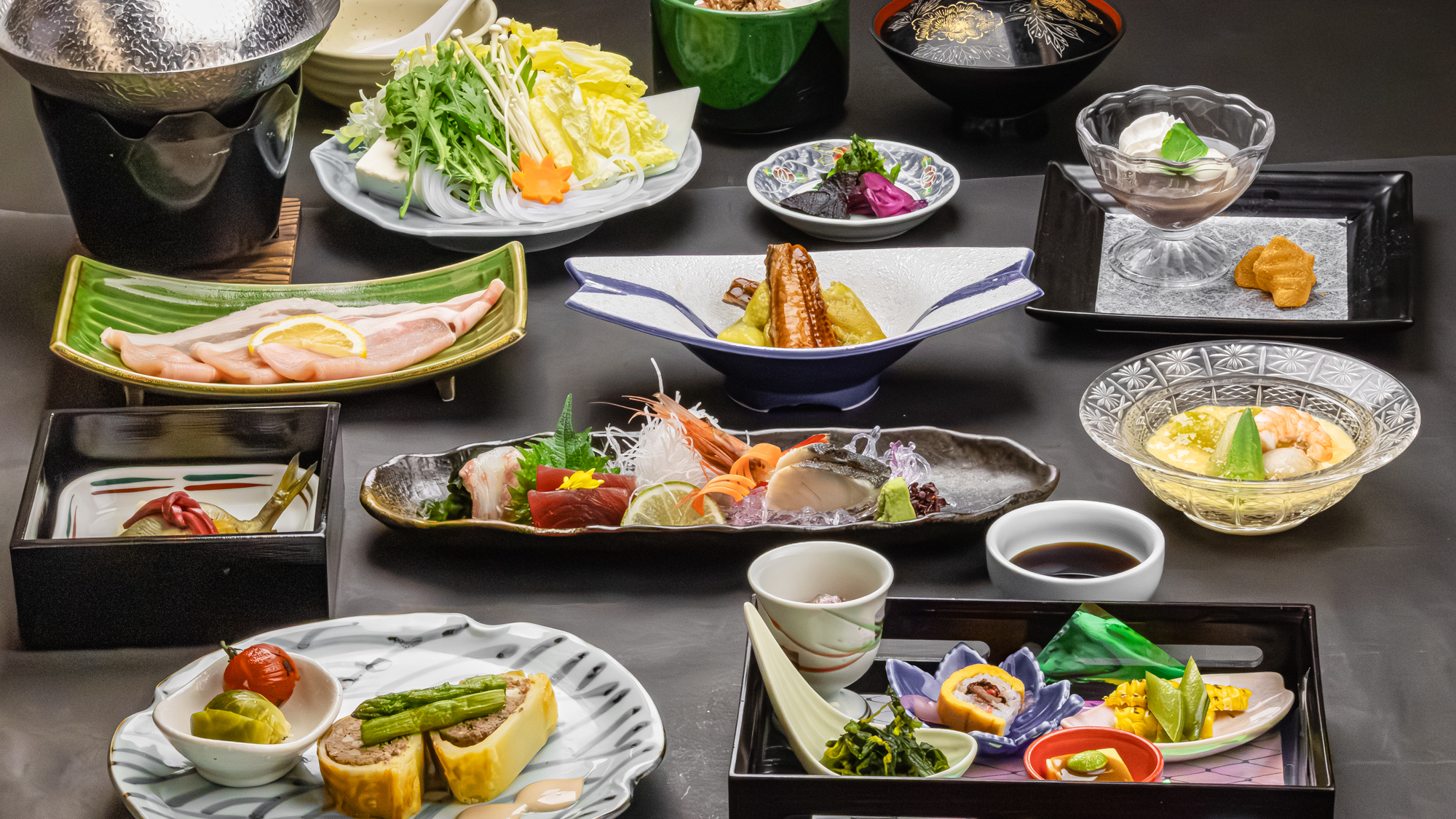 2025年7月8月《お献立一例》料理長自慢の逸品をご用意しております♪ 
