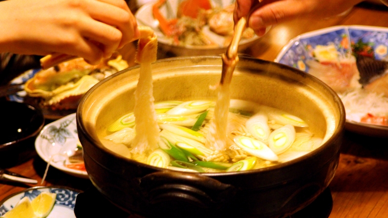 【津居山かに◆シニア向けプラン】量は少なめ、でも本物を食べたい方へ◎津居山かにしゃぶしゃぶ♪