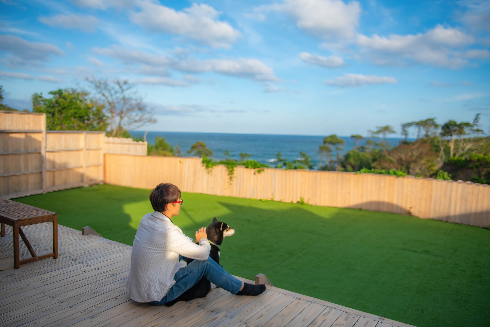 太平洋一望 露天風呂付き別邸「蒼天」