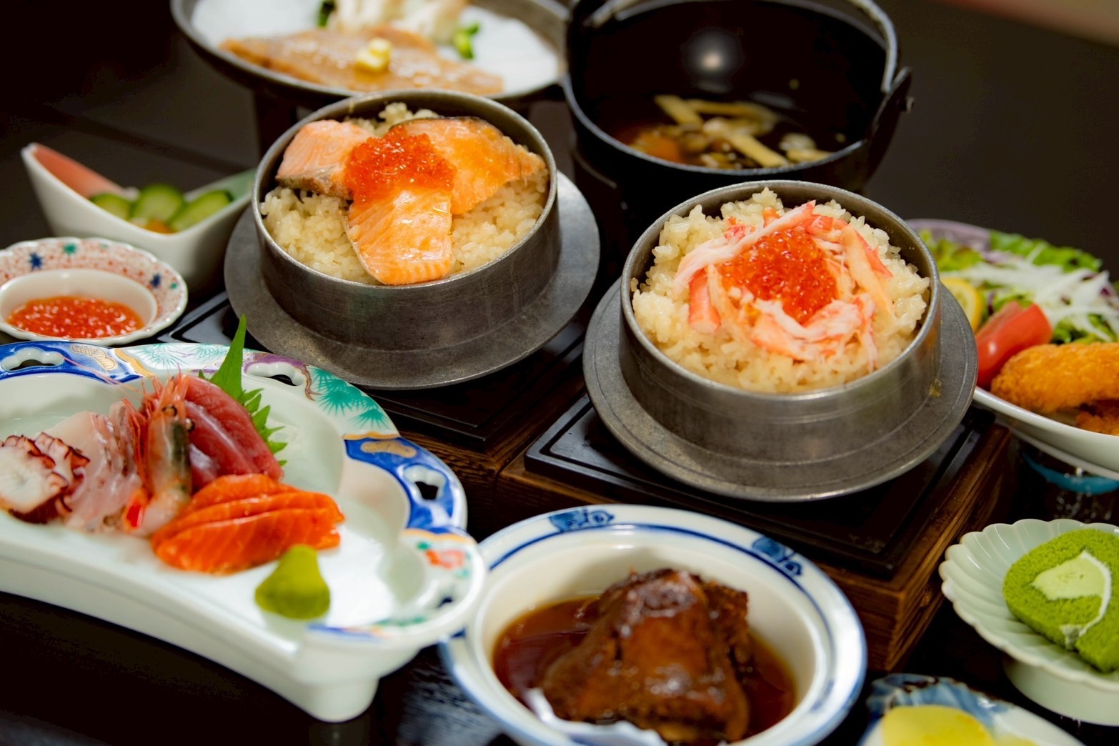 《45周年記念》宮城名物×海の幸の極み！はらこ釜飯＆カニ釜飯食べ比べプラン♪ 超特価！◆現金払のみ◆