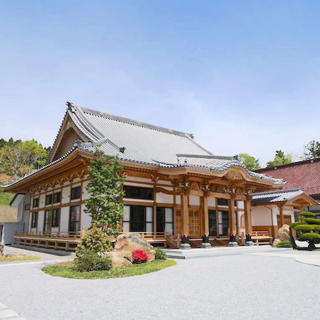 【歌建山津龍院】『本堂』地区住民の心の拠り所ともなる本堂が再建されました