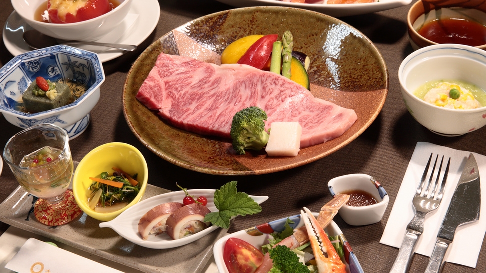 【プレミアム｜A5ランク山形牛】選べる特別会席★ステーキ・しゃぶしゃぶ・すき焼き〜山形BRAND極〜