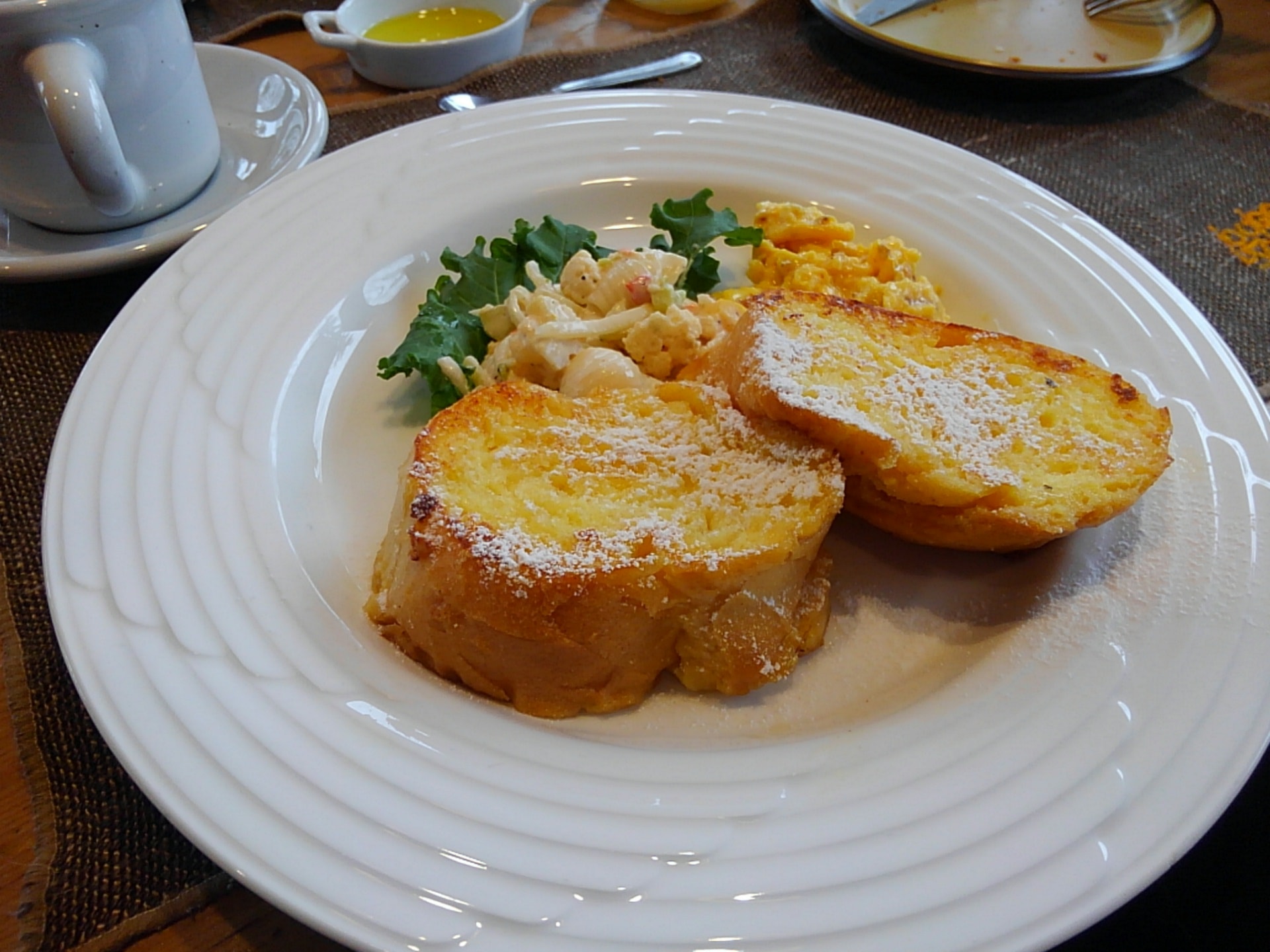 母のフレンチトーストもおいしいですよ