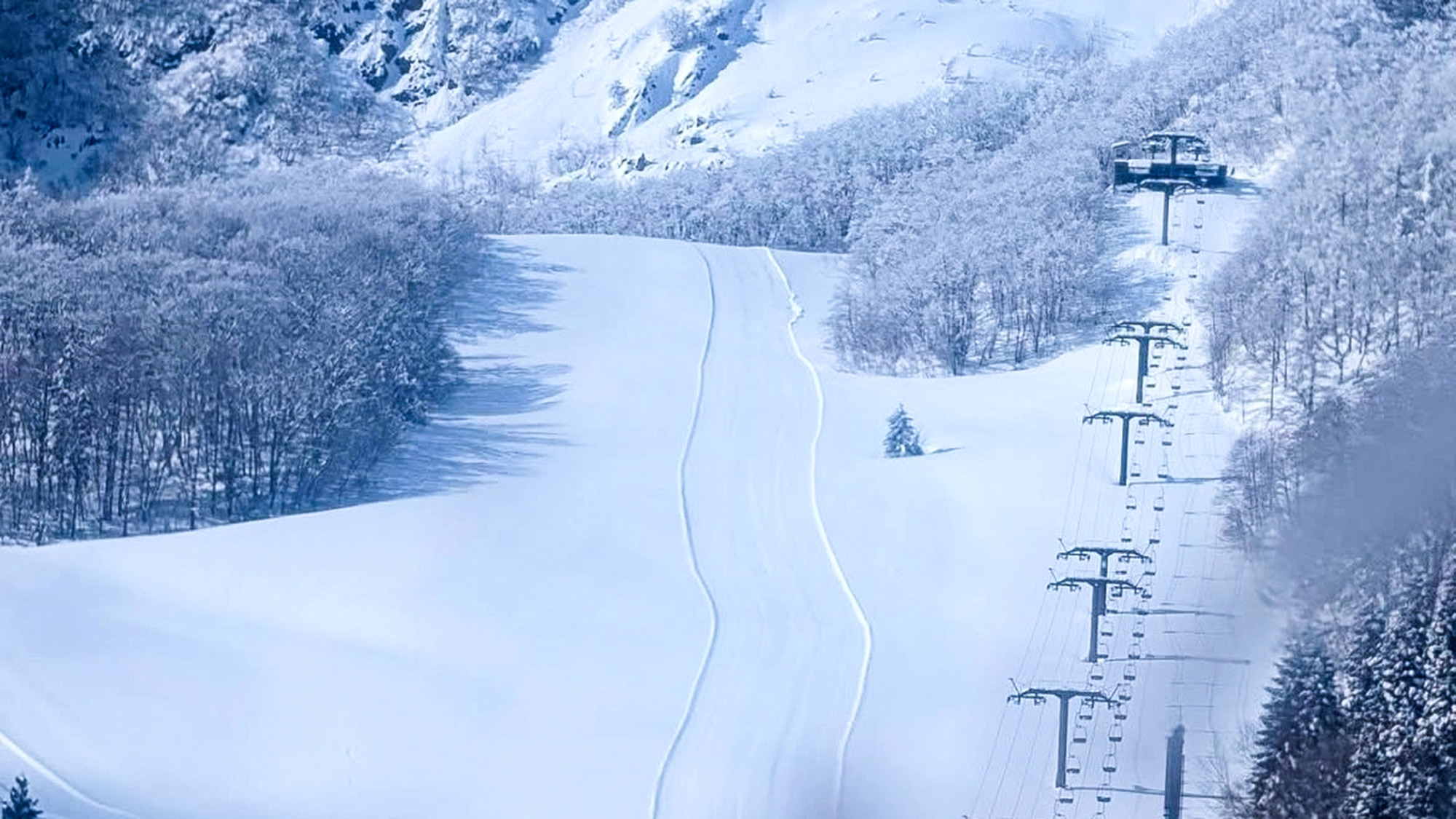 ・【周辺観光】蔵王スキー場は壮大なエリアを有し、全レベルのスキーヤーが楽しめるコースが備わっています